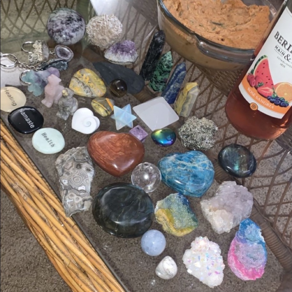 Huge crystal bundle